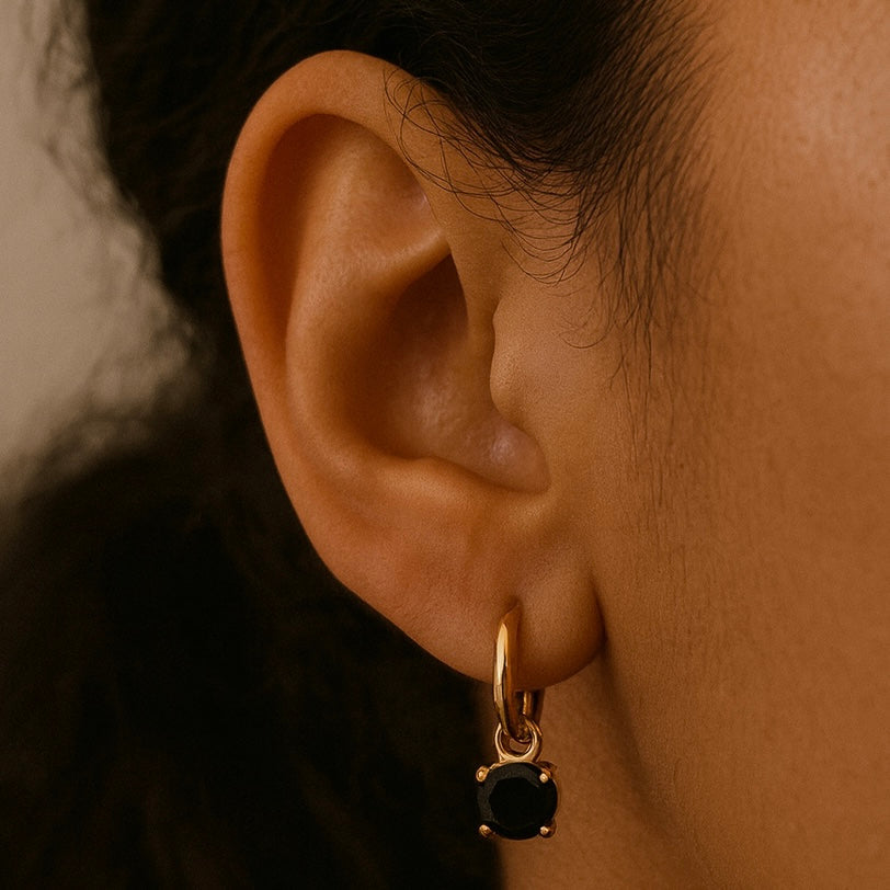 Celine Earrings #Black