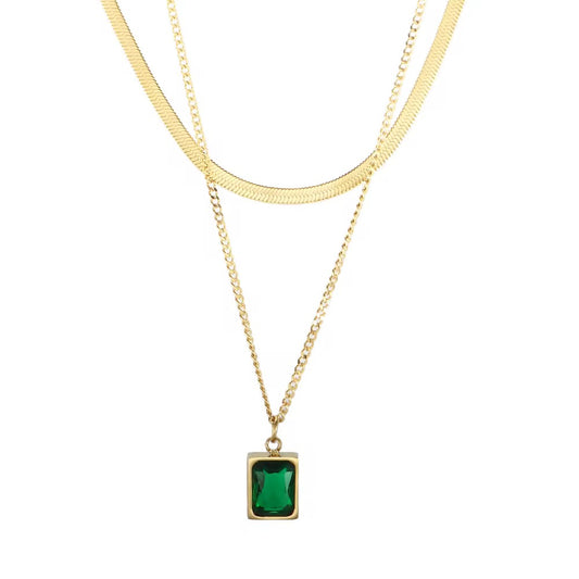 Eva Necklace #Emerald