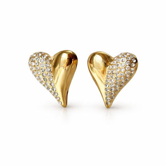 Bling Heart stud