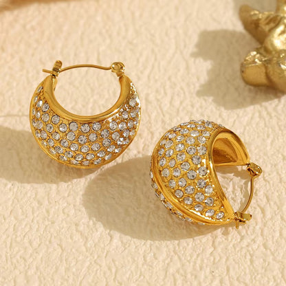 Studded Drop Earrings