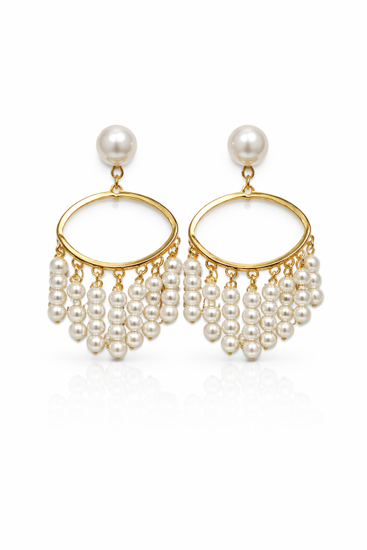 Pearl Hanging Earrings