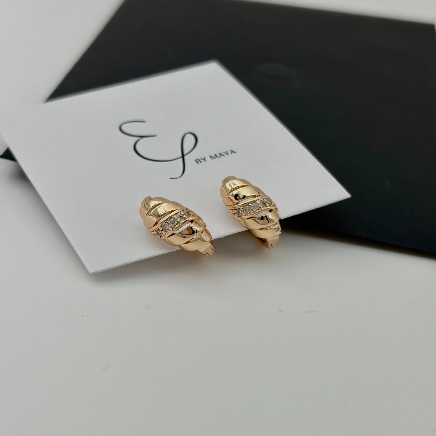Velour Twist Hoops