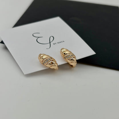 Velour Twist Hoops
