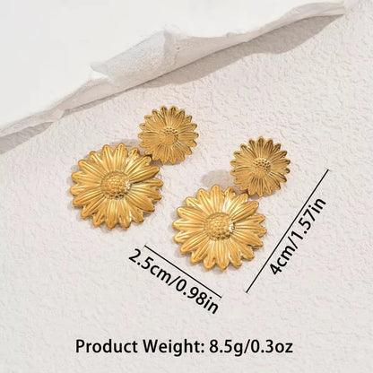 Flower Drop Earrings