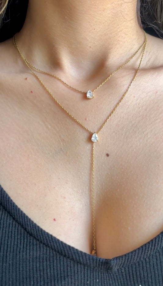 Mini oval Trio Necklace