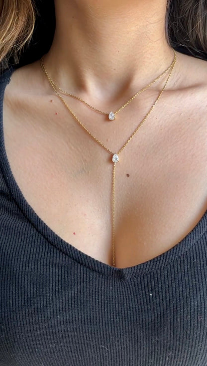 Mini oval Trio Necklace