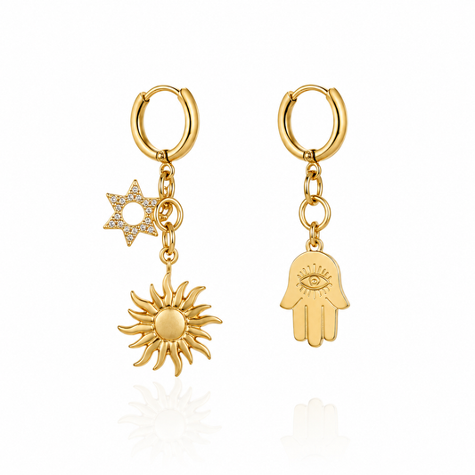 Humsa Sun Earring