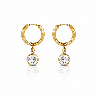 Stone Drop Earrings