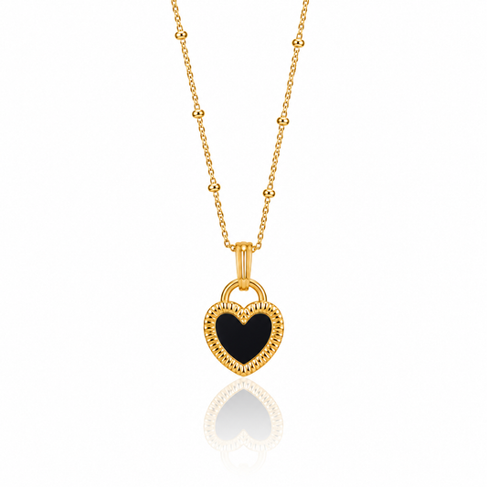 Heart Necklace ( Reversible)
