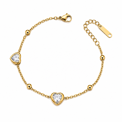 2 Heart Bracelet