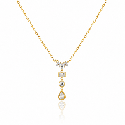 Vera Circle Drop Necklace