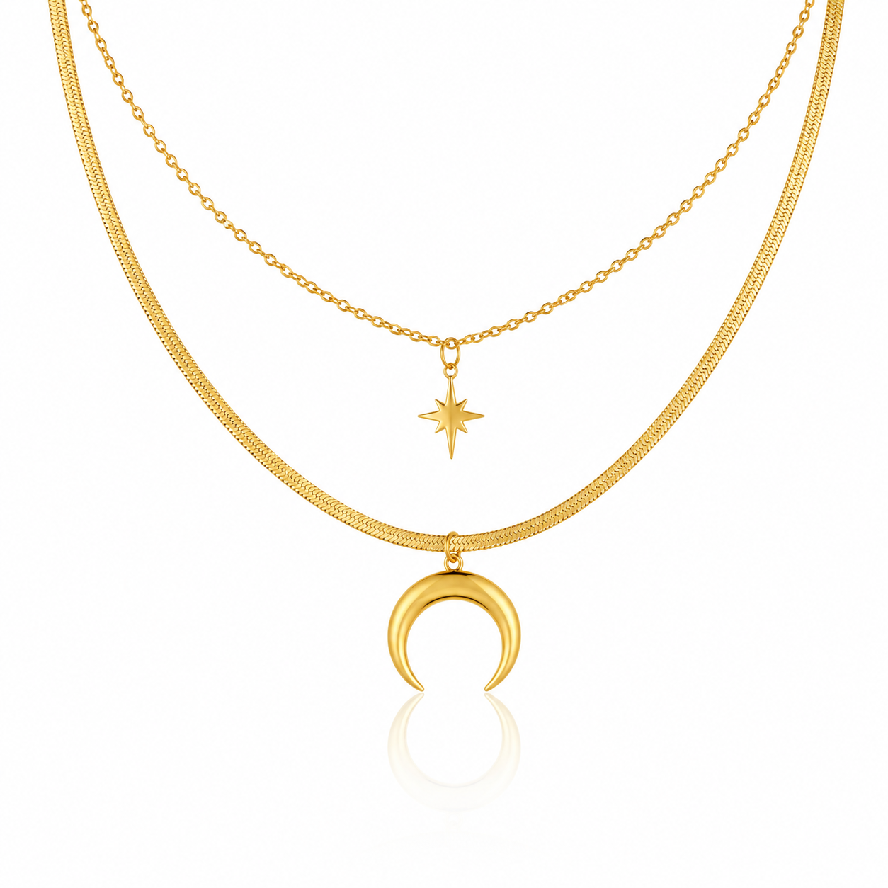Star Moon Necklace