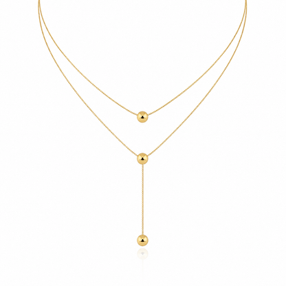 Pellet Drop Necklace