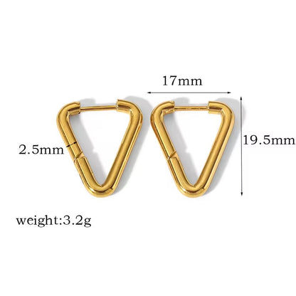 Basic 18K Hoop Earrings