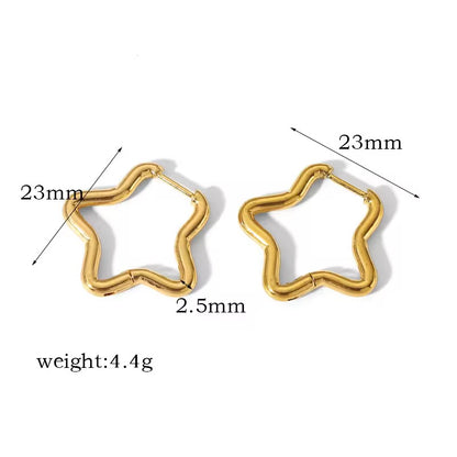 Basic 18K Hoop Earrings