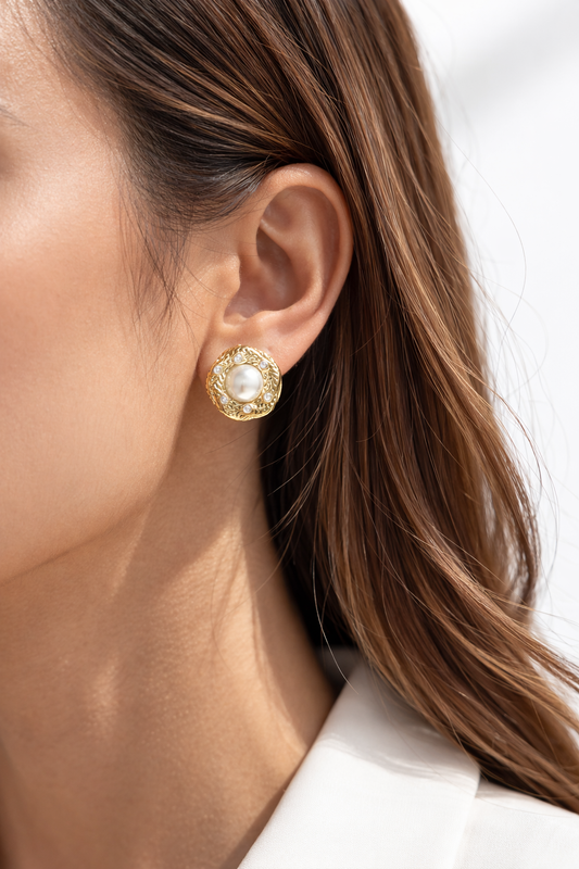 Clara Pearl Earrings
