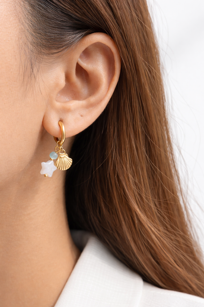 Pearl Shell Aurum Earrings