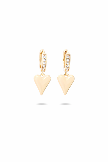 Nash Drop Heart Earring
