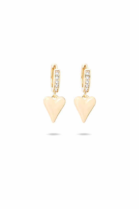 Nash Drop Heart Earring