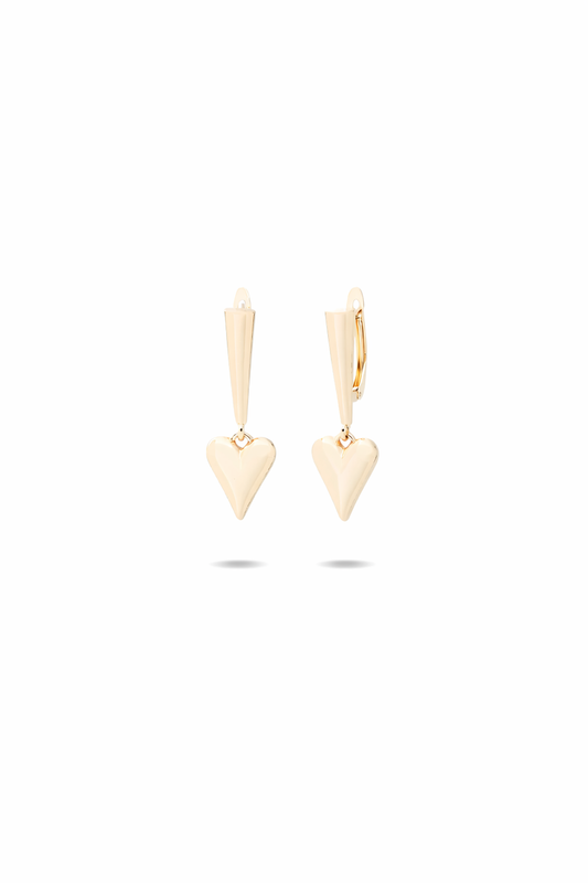 Heart Drop Earrings