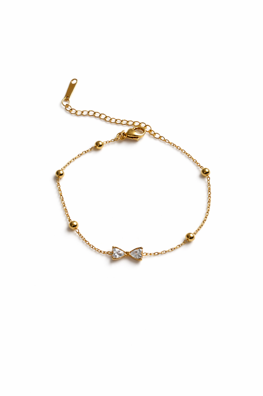 Bow Beaded Bracelet