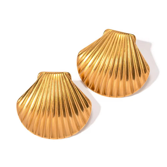 Shell Stud Earrings