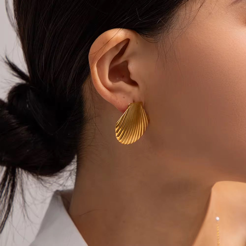 Shell Stud Earrings