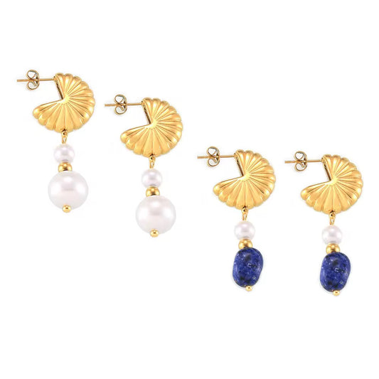 Pearl Cove Earrings #White