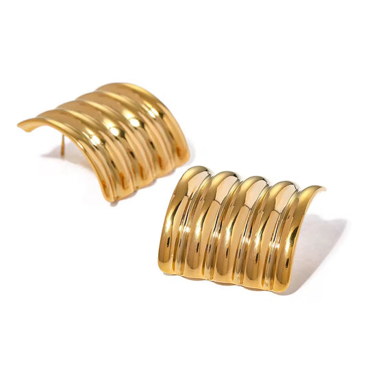 Gilded Layers Earrings