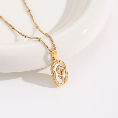 Statement Rose Necklace
