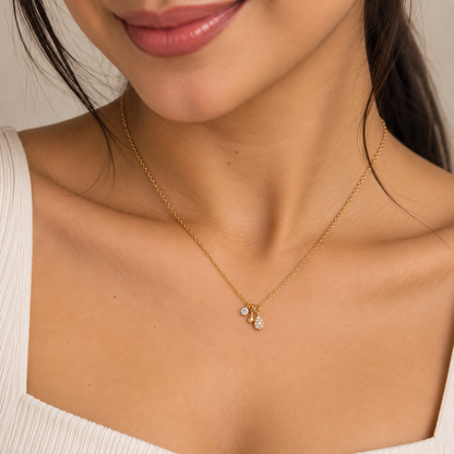 Teardrop Charm Necklace