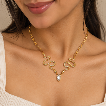Serpent Statement Necklace