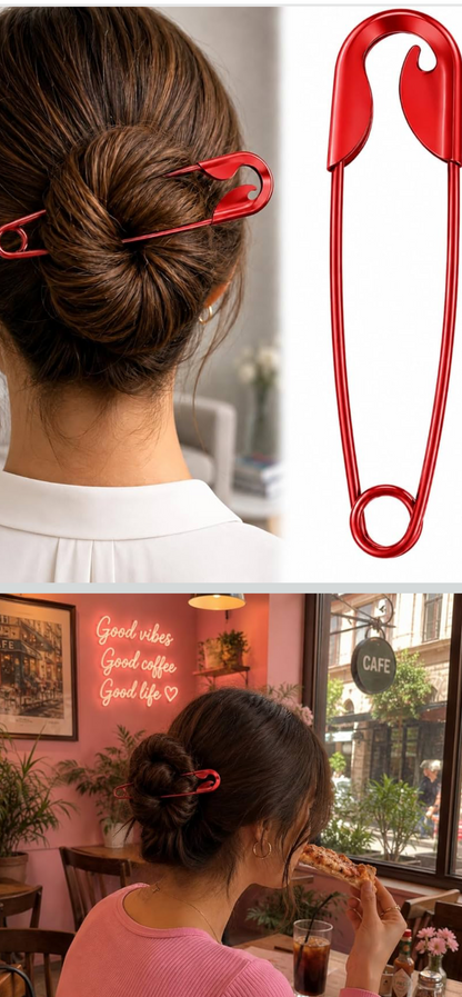 SafetyPin Hair Clip