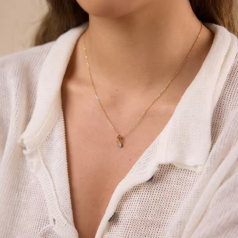 Teardrop Charm Necklace