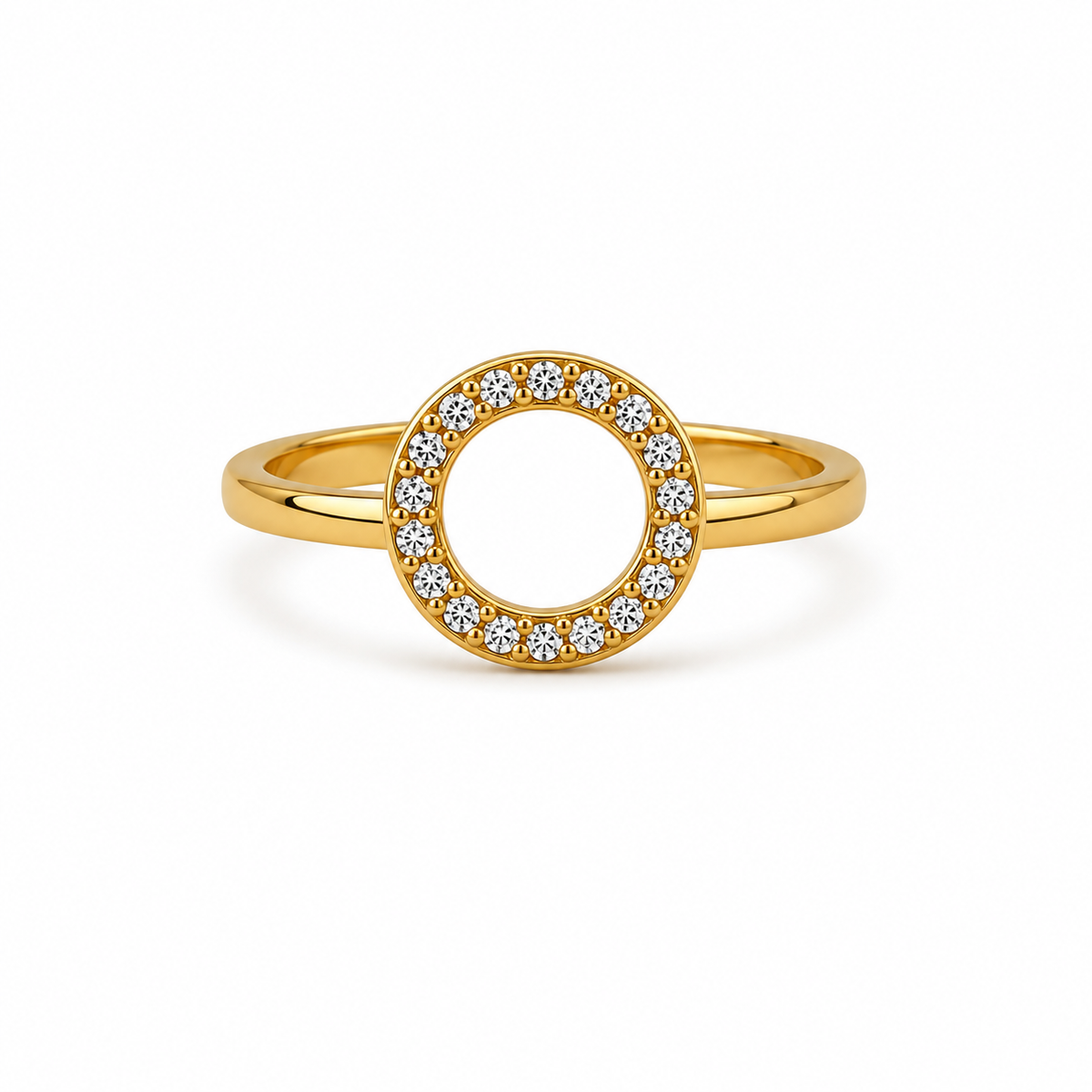 Celestial Circle Crystal Ring