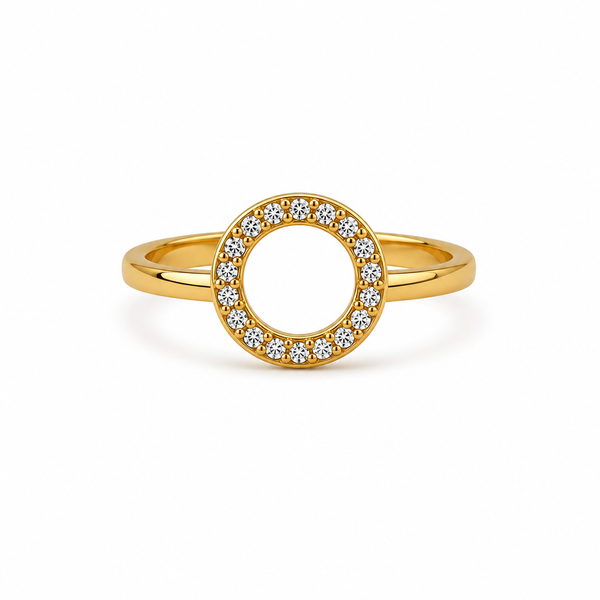 Celestial Circle Crystal Ring