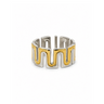 Two-Tone Wave Ring
