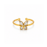 Butterfly Crystal Ring