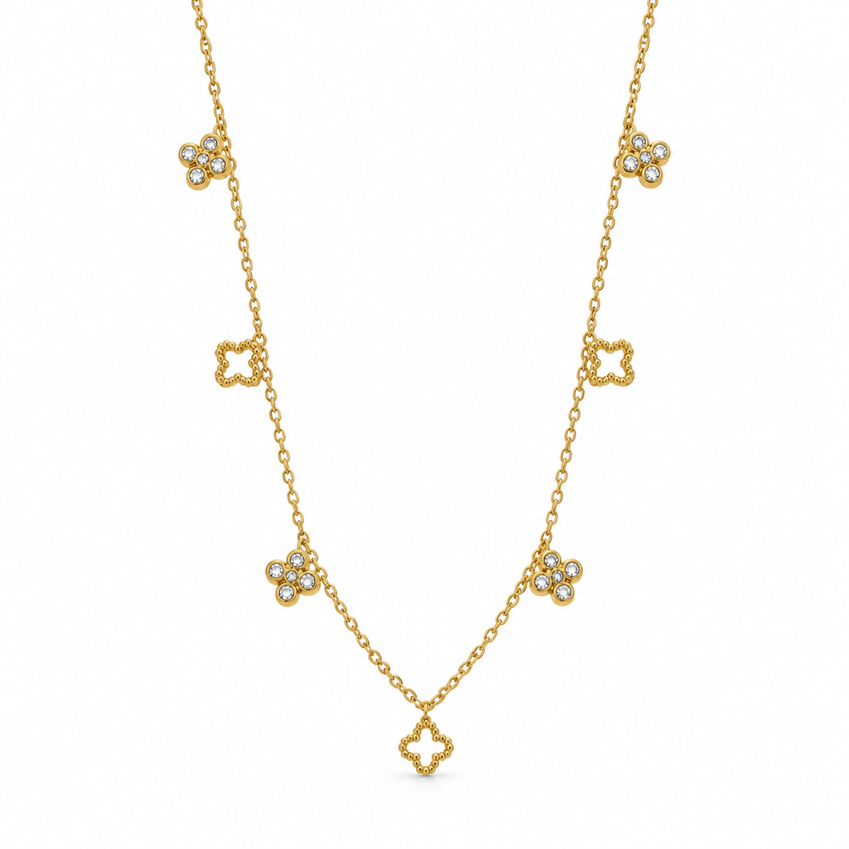 Vance Flower Necklace