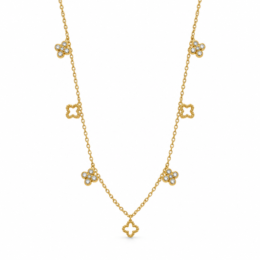 Vance Flower Necklace