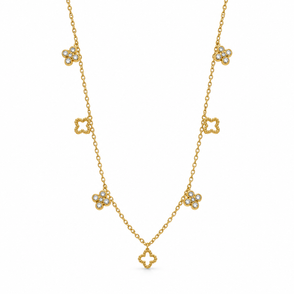 Vance Flower Necklace