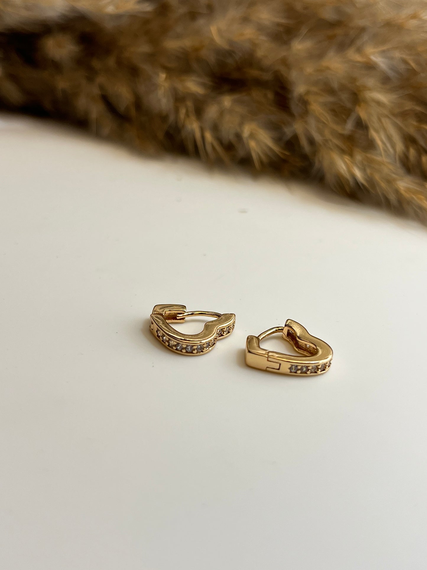 Half Heart Earrings