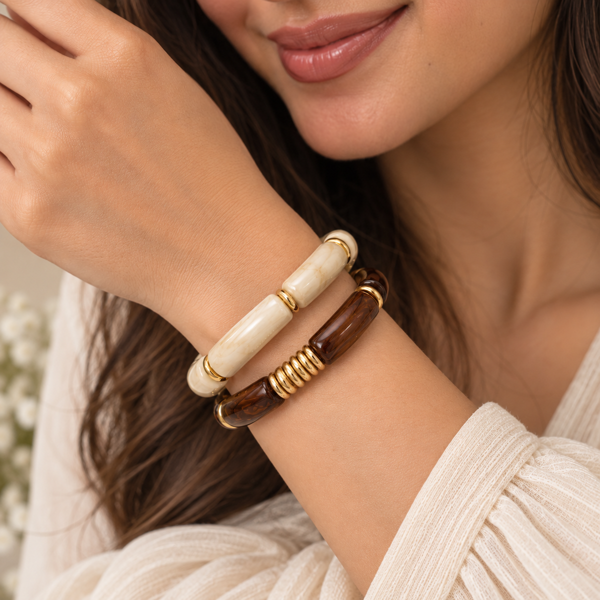 Talia Resin Bangle Set
