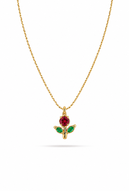 Tulip Minimal Necklace