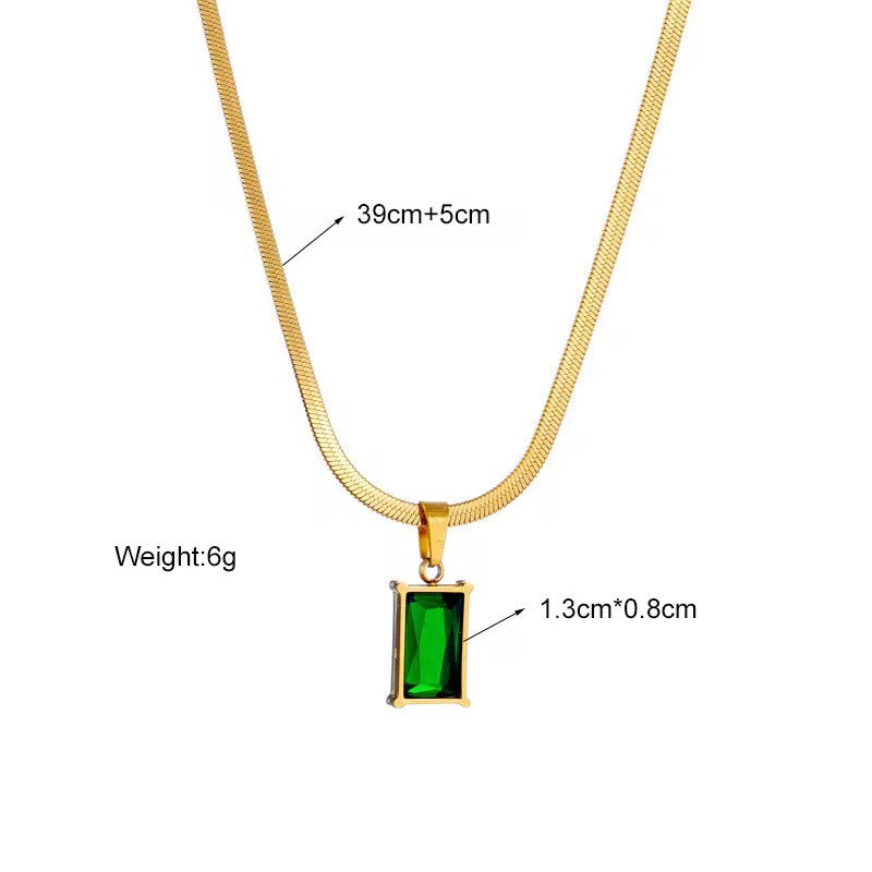 The Emerald Snake Necklace