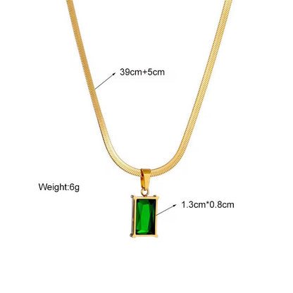 The Emerald Snake Necklace