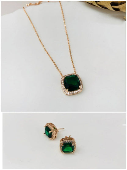 Delnaz Emerald Necklace