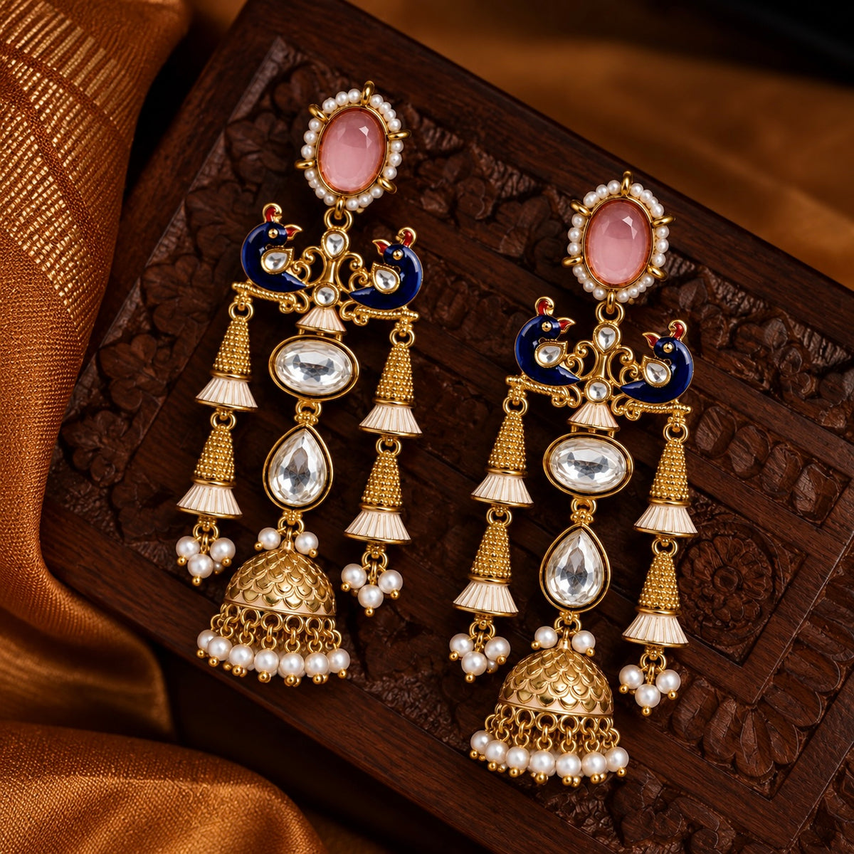 Mayura Rani Jhumka Earrings