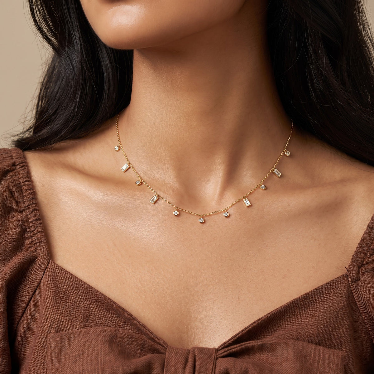 White Penelope Necklaces