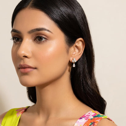 Flower Dewdrop Earring
